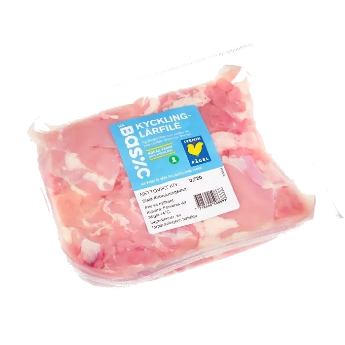 Kycklinglårfilé Färsk Mörad 720g ICA Basic