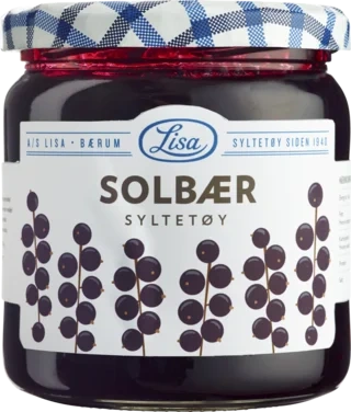 Solbærsyltetøy 420 Gr Glass Lisa