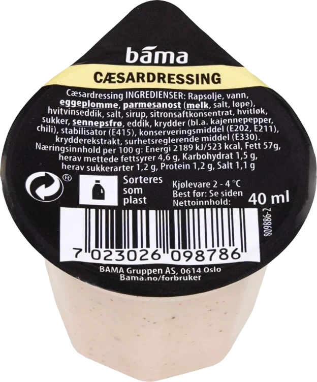 Cæsardressing 40g Bama