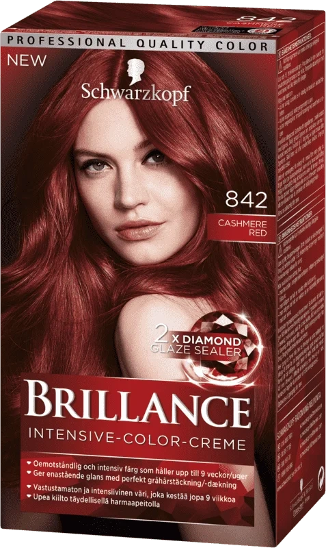 Brillance Hårfarge 842 Cashmere Red