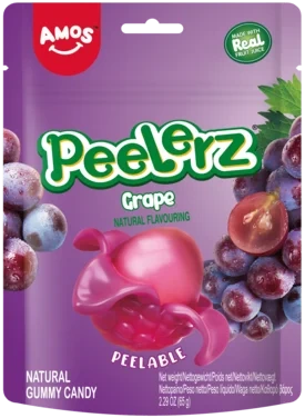 Peelerz Gummy Grape 65g Amos