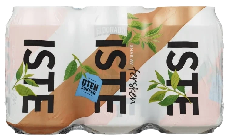 Iste Fersken U/Sukker 0,33Lx6 Bx Eldorad