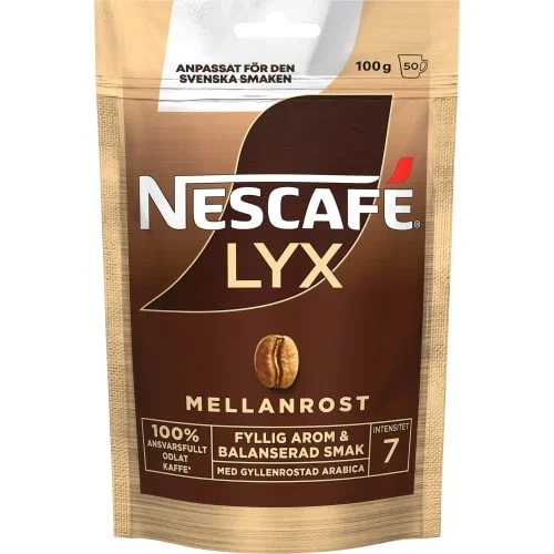 Lyx Mellanrost Snabbkaffe