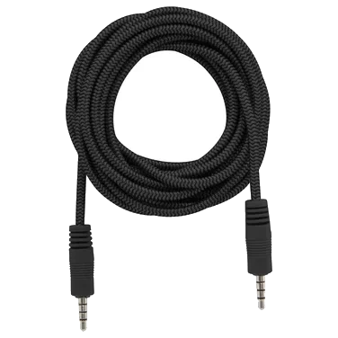 Aux Lydkabel 2 m Minijack-kabel