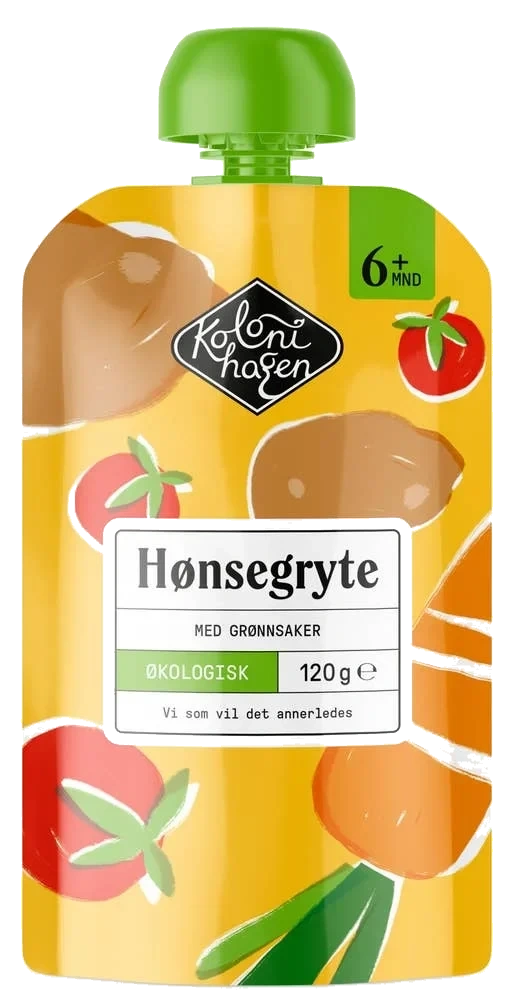 Hønsegryte med grønnsaker