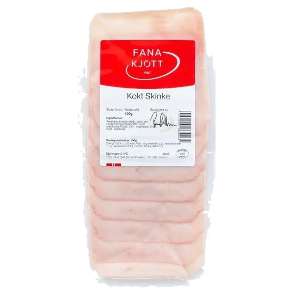 Kokt Skinke 100g Fana Kjøtt