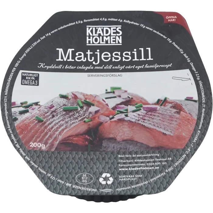 Matjessill i bitar 200g Klädesholmen