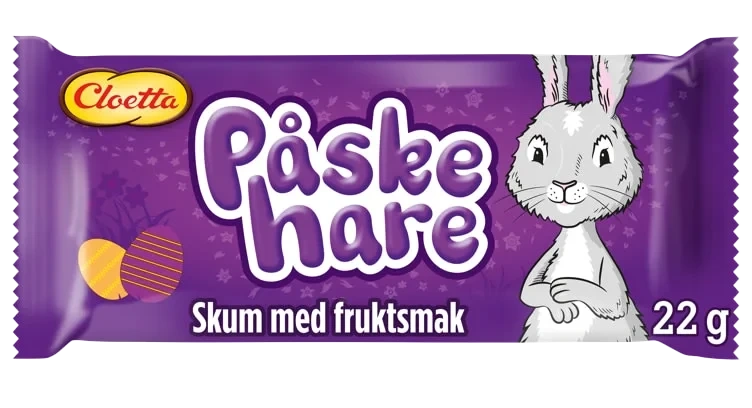 Påskehare skum 22 g