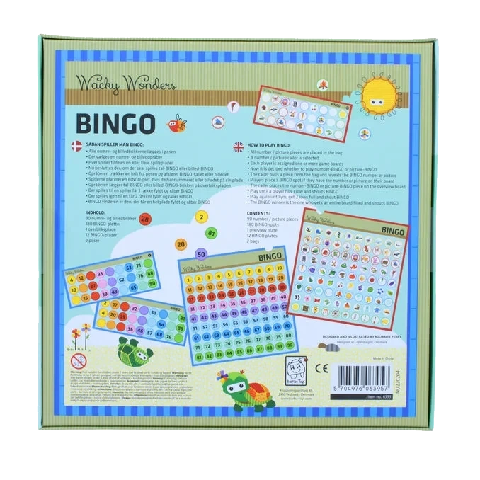 Bingo Nummer & Bilder