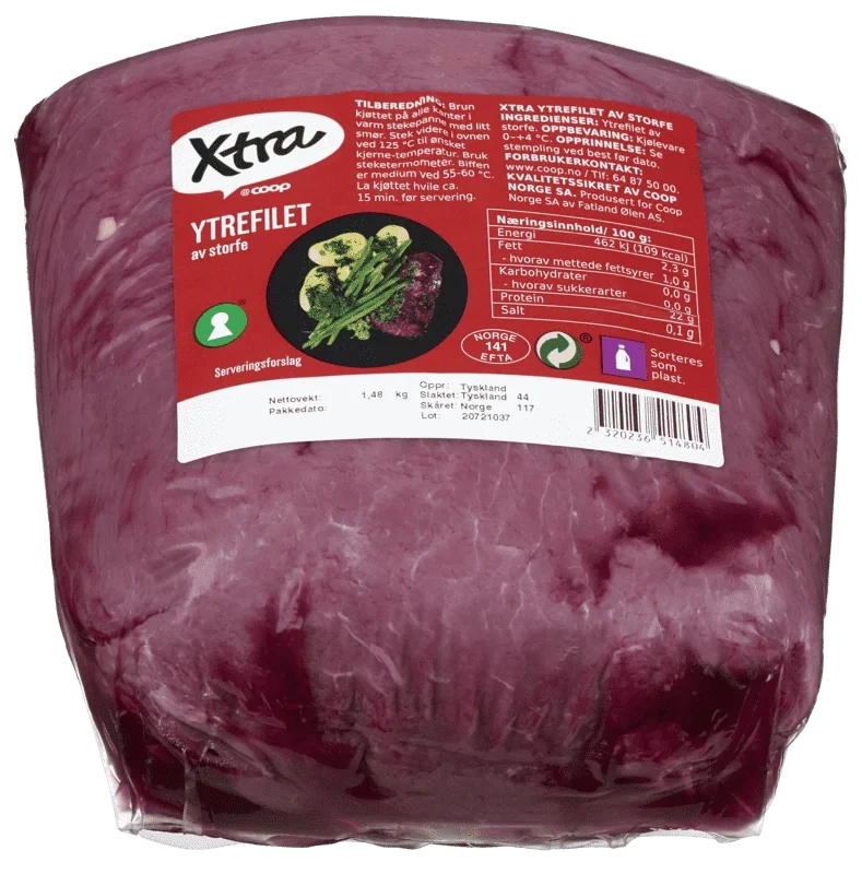 X-tra Ytrefilet Bit ca 800g