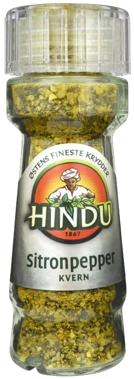 Sitronpepper m/Kvern 63g Hindu