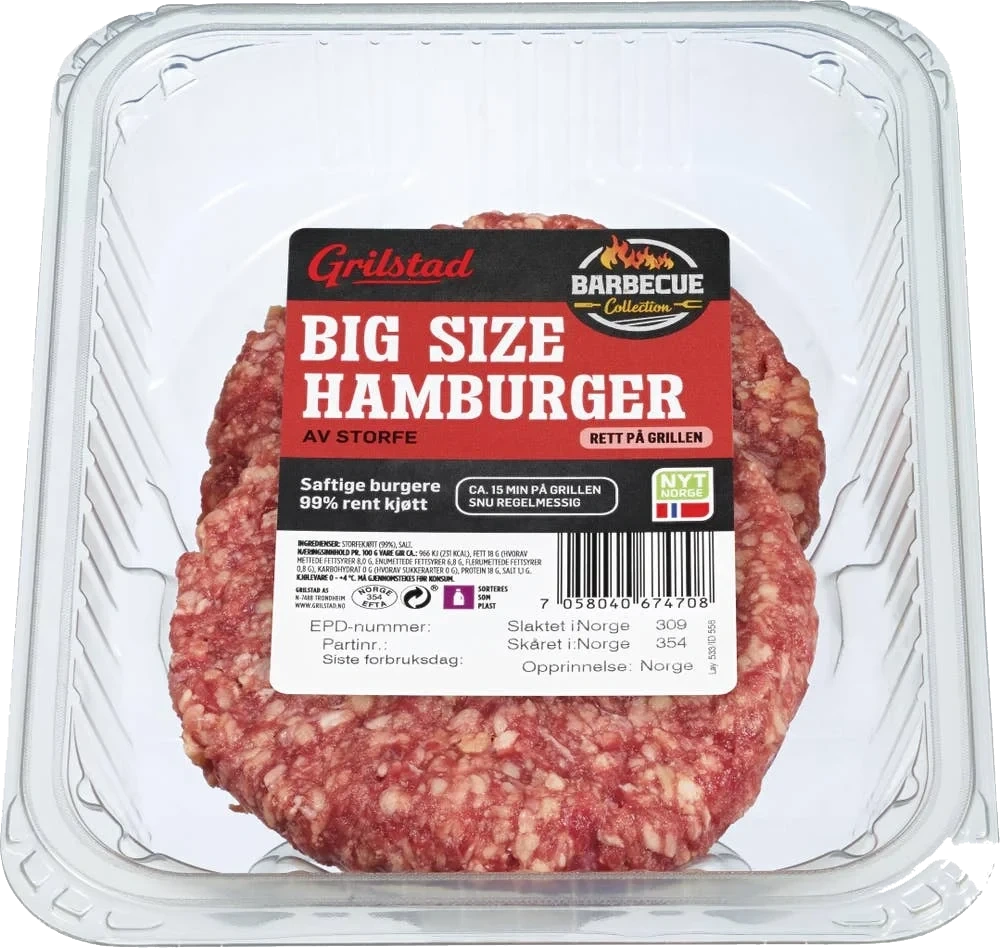 Big Size hamburger