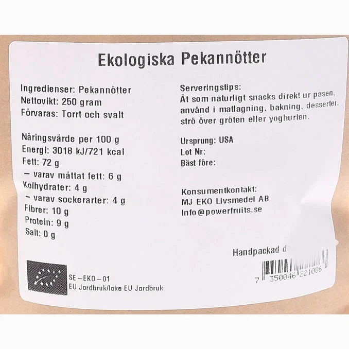 Pekannötter Eko