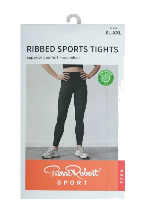 Rib Tights Wmn Black m/l