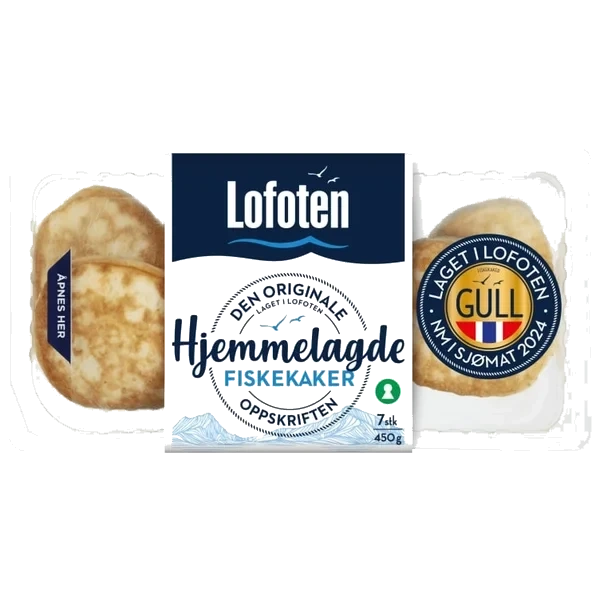 Fiskekaker Hjemmelagde 450g Lofoten