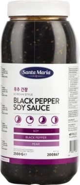 Black Pepper Soya Sauce 2500g Santa Maria