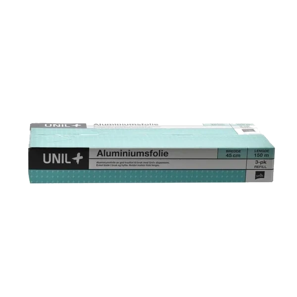 Aluminiumsfolie Refill 45cm X150m Unik (3stk)