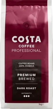 Costa Kaffe Dark Bønner 1kg X8