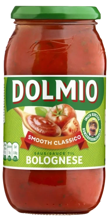 Pastasaus Bolognes Smooth Tomato 500g Dolmio