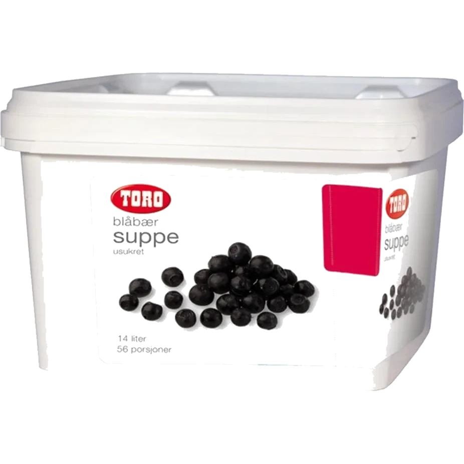 Toro Blåbærsuppe Lavt Sukkerinnhold 3x0.7kg