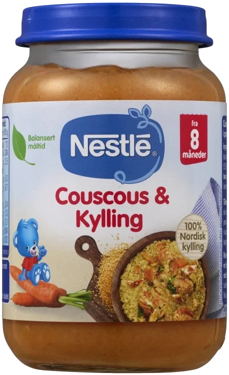 Couscous & Kylling 8m 190g