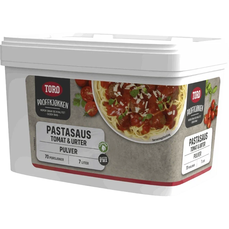 Pastasaus Tomat og Urter 930g Toro