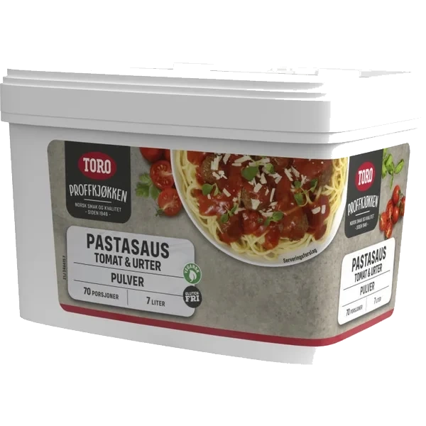 Pastasaus Tomat og Urter 930g Toro