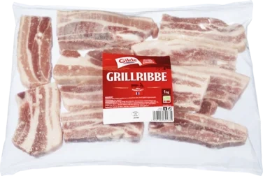 Grillribbe Skivet 1kg