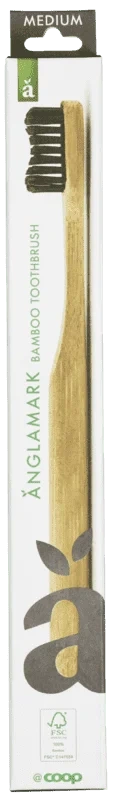Änglamark Tannbørste Bambus Medium 1stk