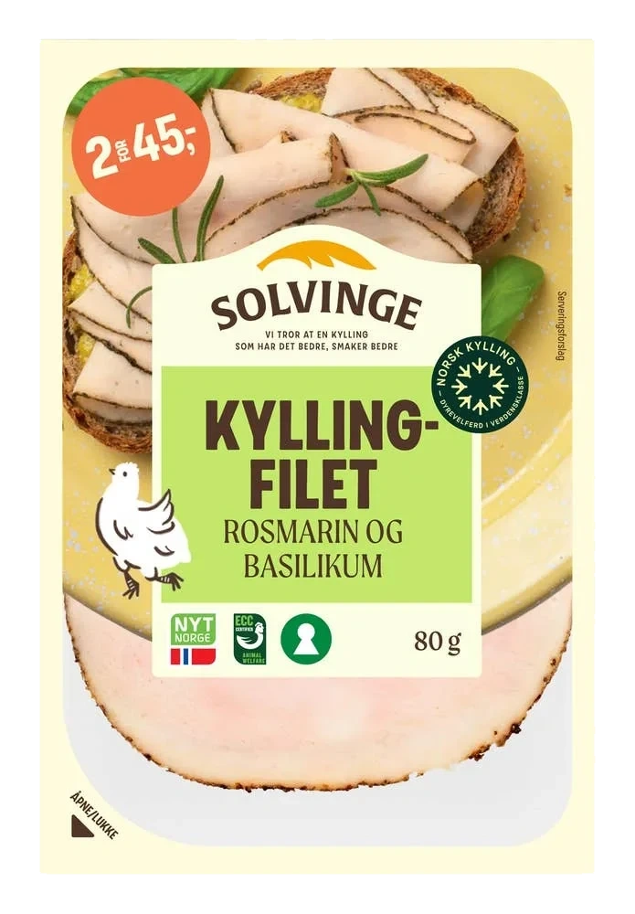 Kyllingfilet basilikum