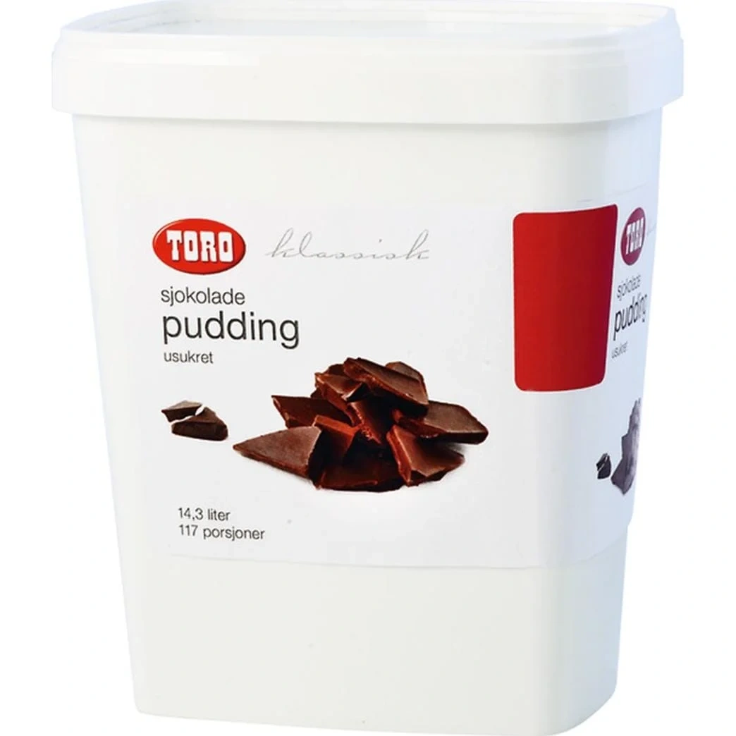 Sjokoladepudding Usukret Klass Toro