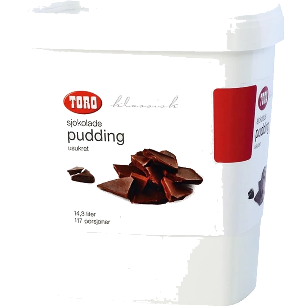 Sjokoladepudding Usukret Klass Toro