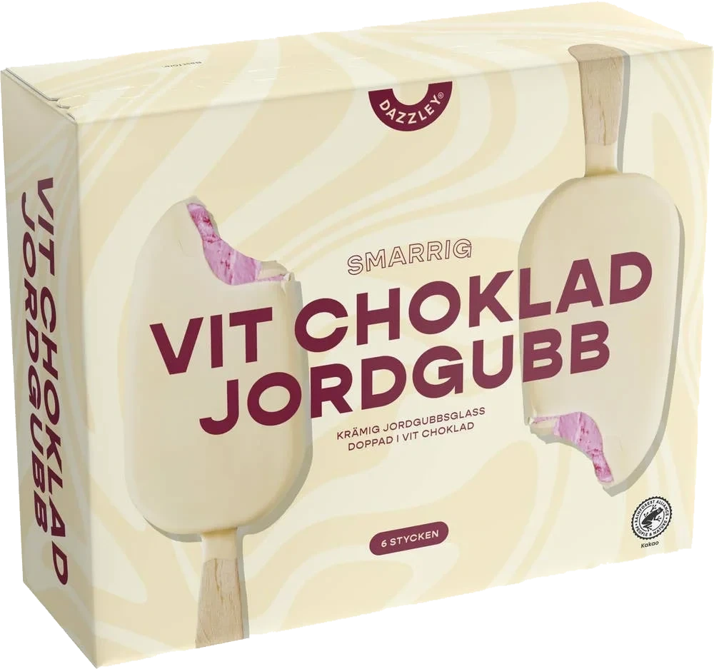 Vit Choklad Jordgubb