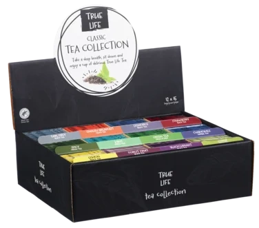 True Life Tea Collection Display 180stk