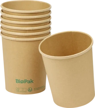 Skål Ronda Slank Papp/pla Brun 950ml