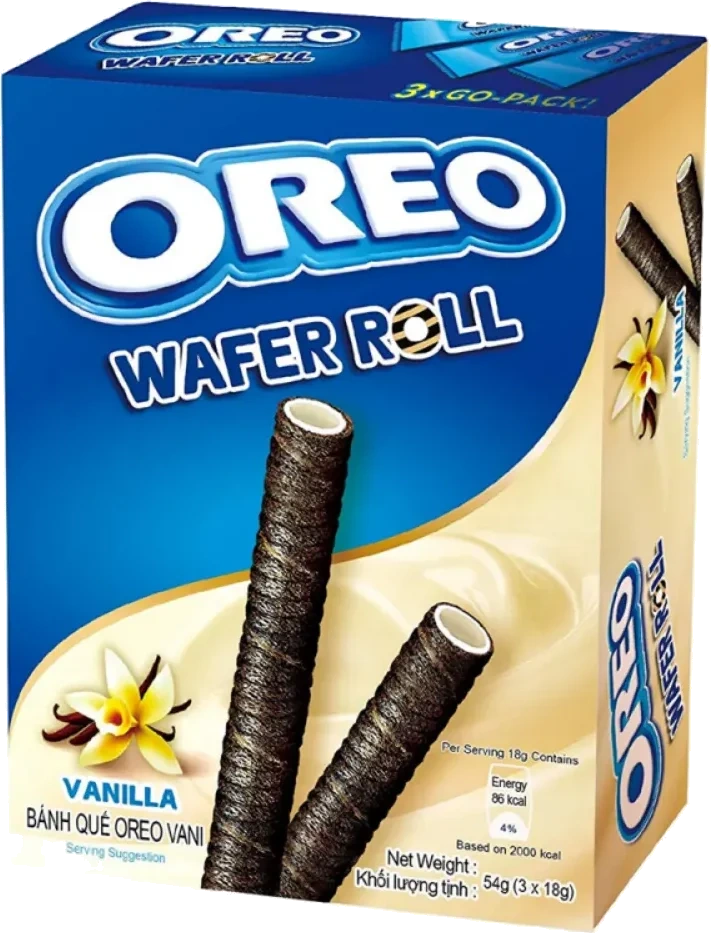 Oreo Wafer Roll Vanilla 54g