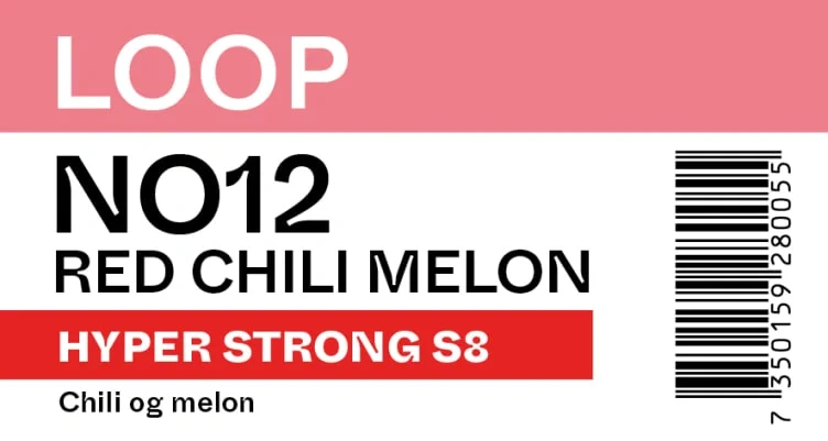 Loop No12 Red Chili Melon Hyper Strong S8