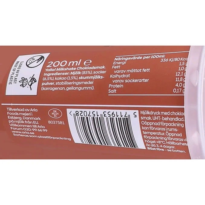 Milkshake Choklad 10-pack