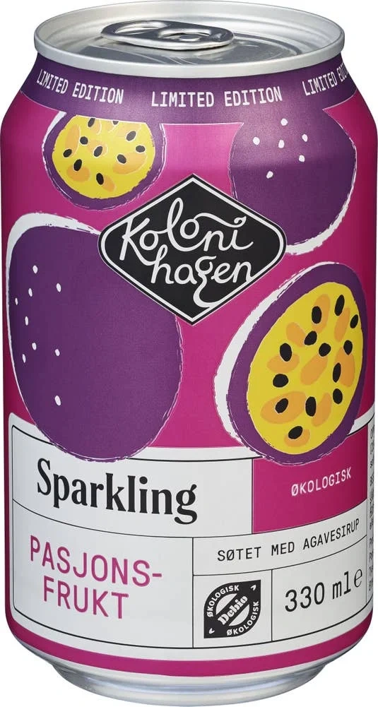 Økologisk Sparkling pasjonsfrukt