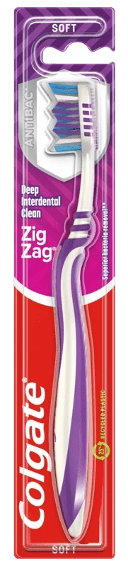Colgate Zig Zag Antibac Soft Tannbørste