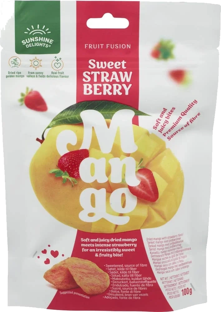 Tørket Sweet Strawberry Mango