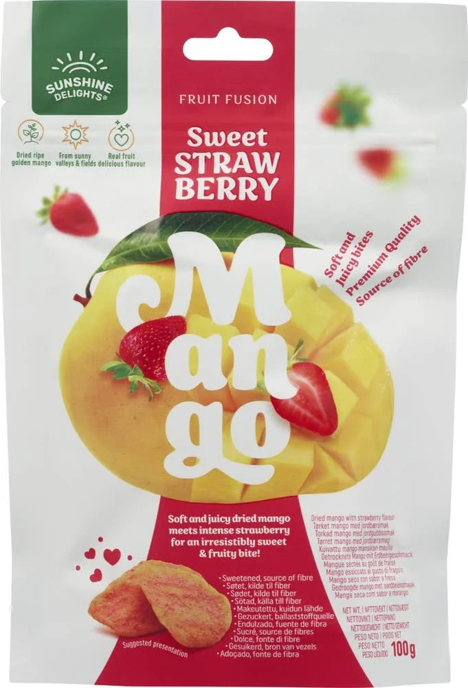 Tørket Sweet Strawberry Mango