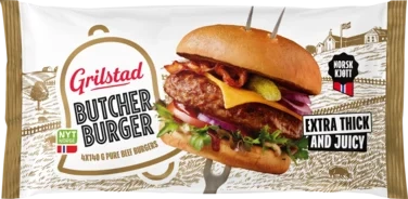 Butcher Burger 4x140g Grilstad