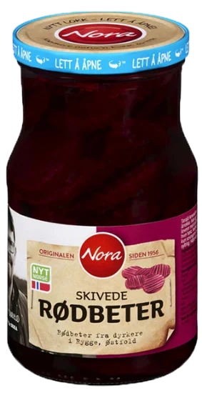 Nora Rødbeter Skivede 850g
