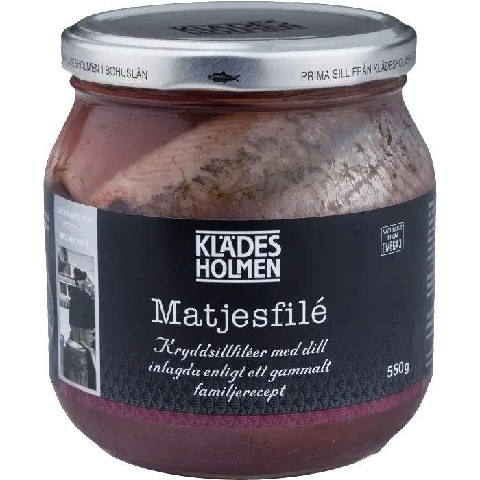 Matjesfiléer 550g Klädesholmen