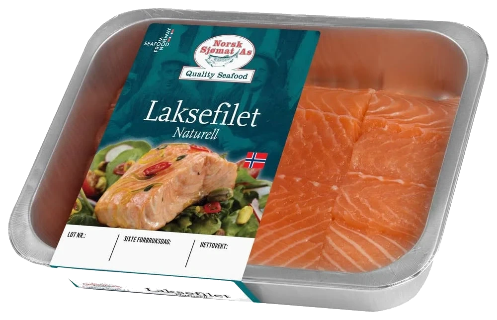 Laksefilet uten skinn