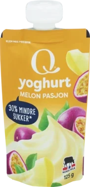 Yoghurt Melon/Pasjon 125g Q