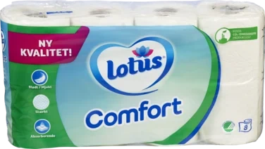 Lotus Comfort Toalettpapir 7/8-p