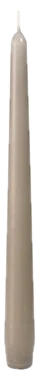 Antikklys 25cm 50pk Greige