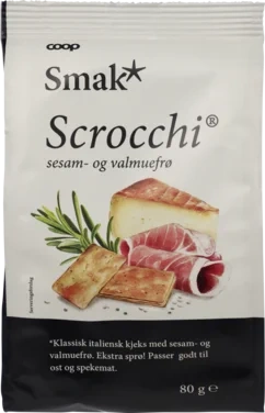 Smak Scrocchi Sesam og Valmuefrø 80g